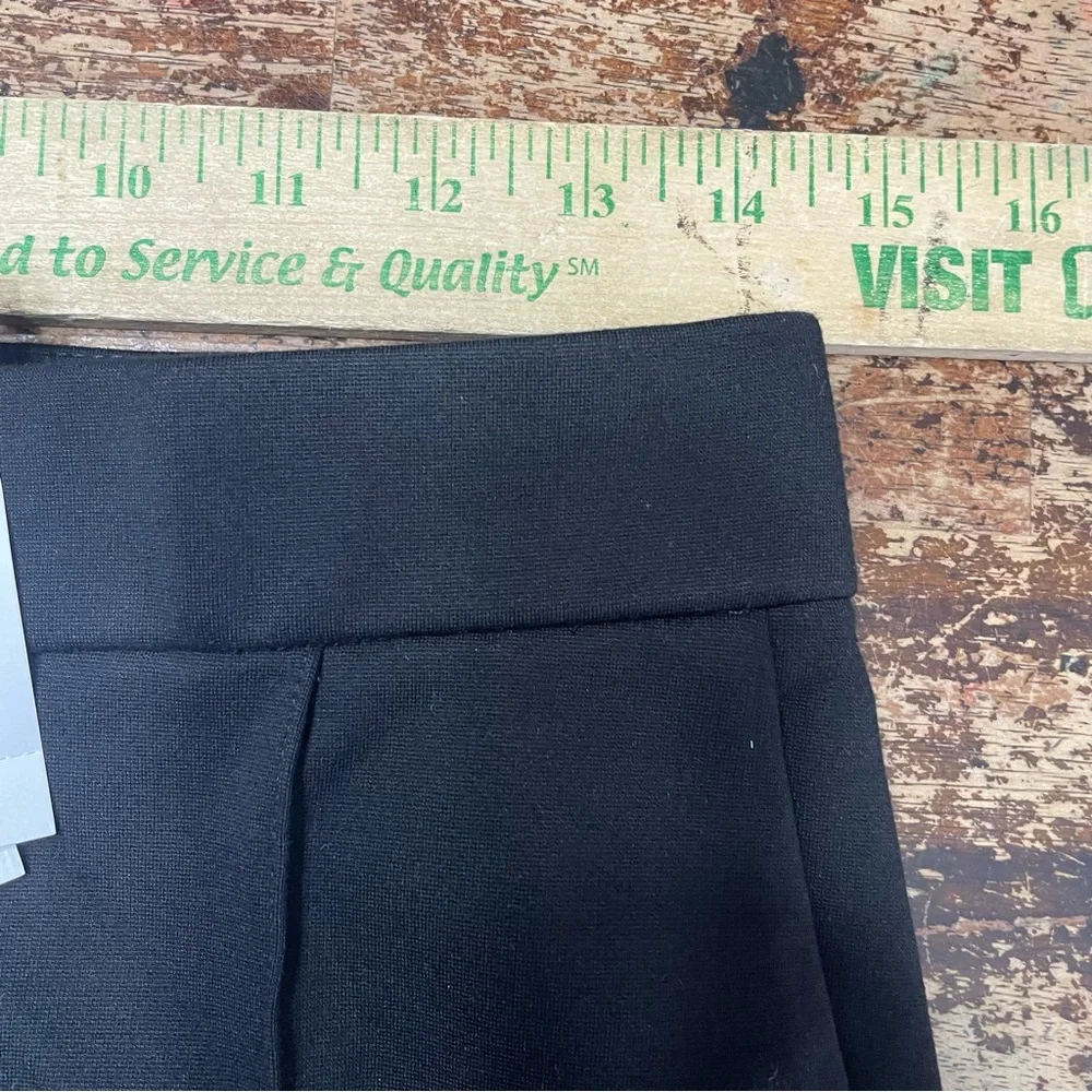J‎ crew Skinny trouser in Italian ponte black Pants size 6 BD303 Made in Italy